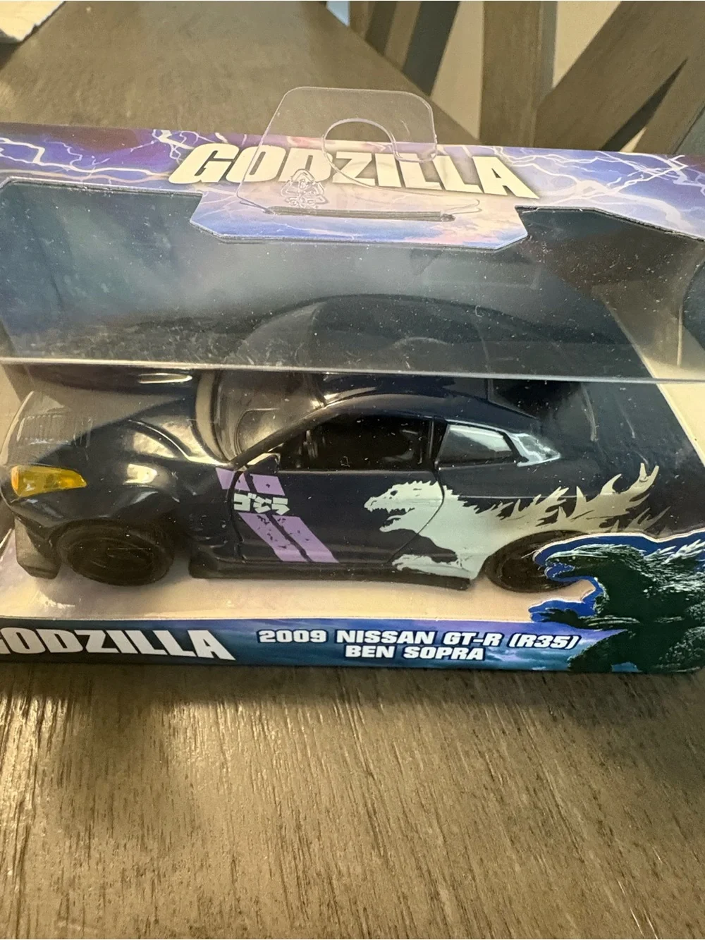 Jada die-cast 1:24 Godzilla GT-R (R35),Ghost Busters Hearse,Transformer Truck.